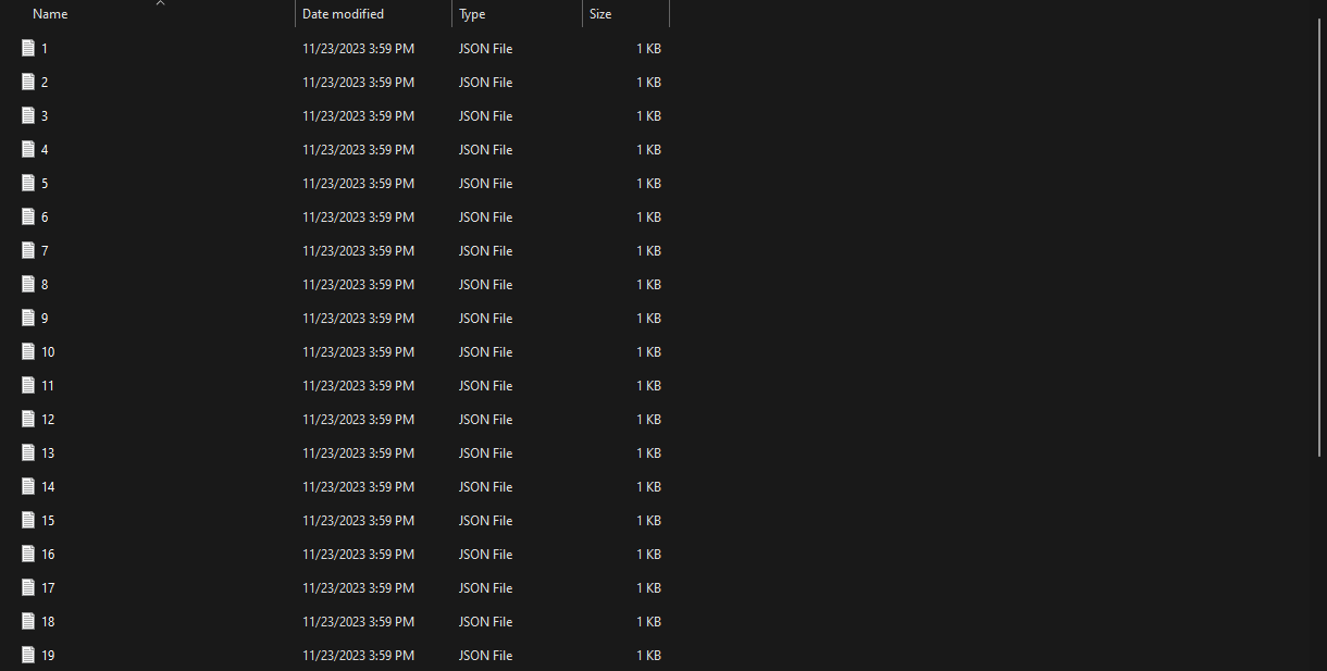 Json Files