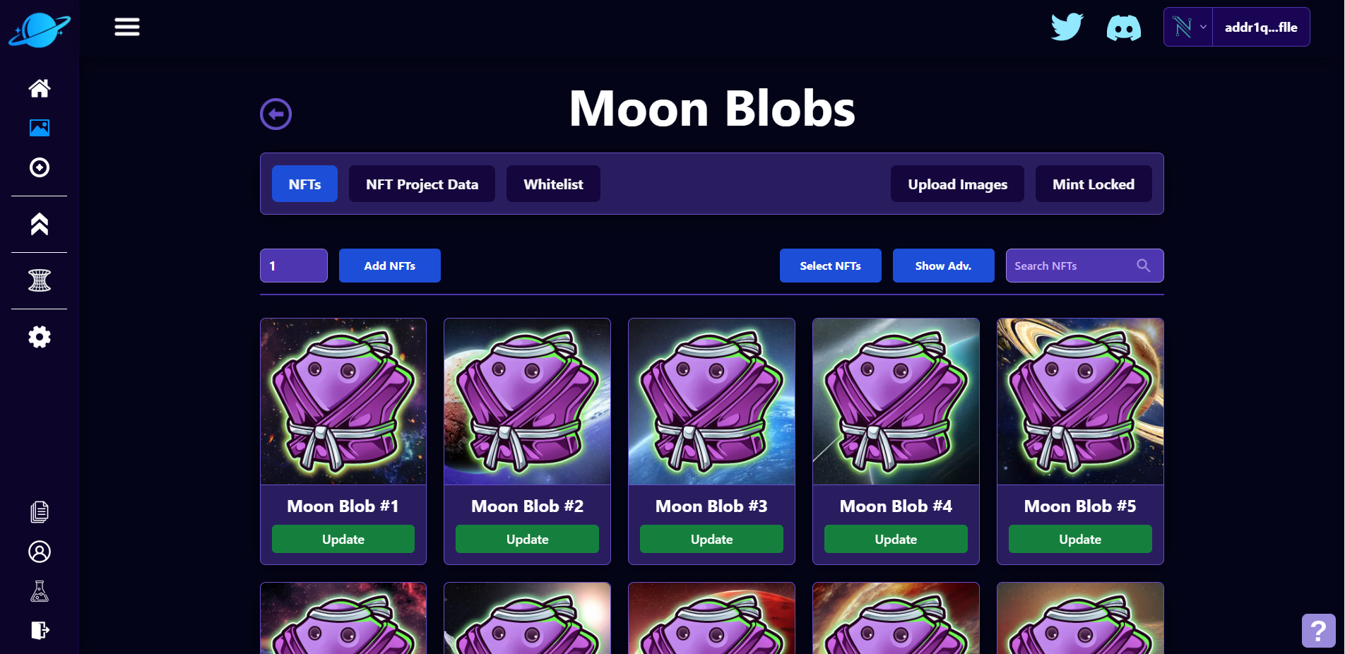 CIP-68 Moon Blobs Page