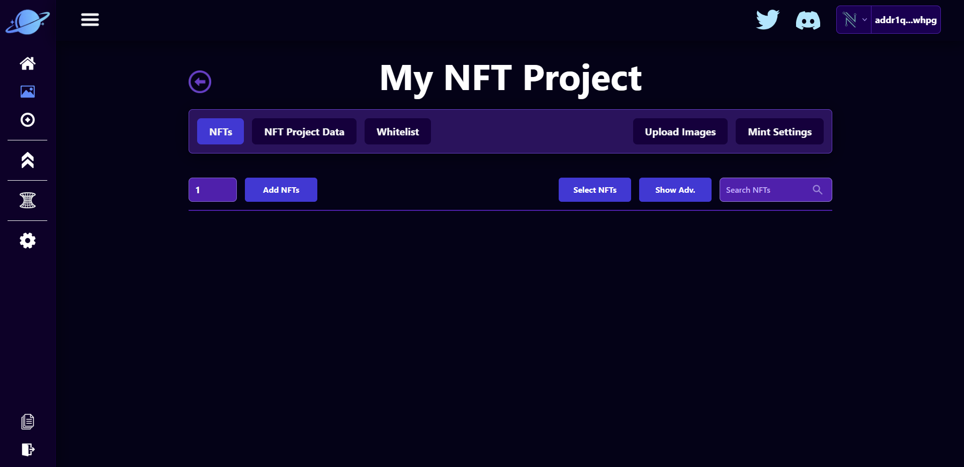 NFTs Page