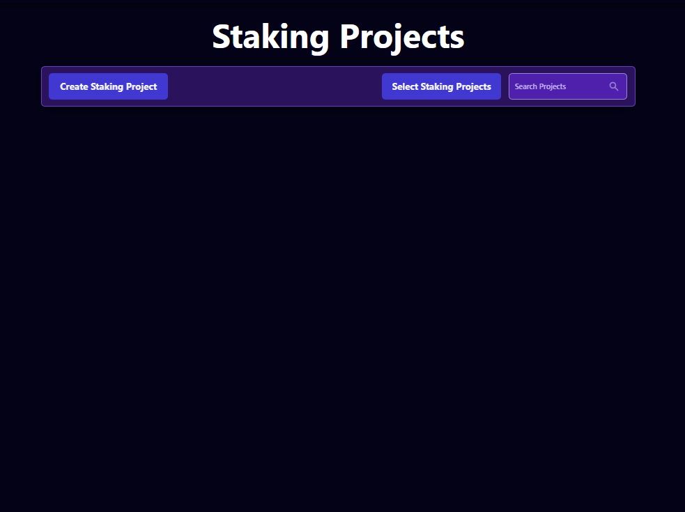 Stake Project Page