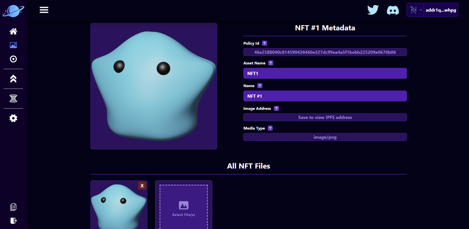 Update NFT Blob